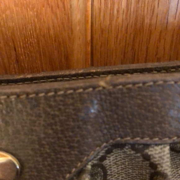 Gucci Brown Patterned Shoulder Bag - Picture 3 of 15